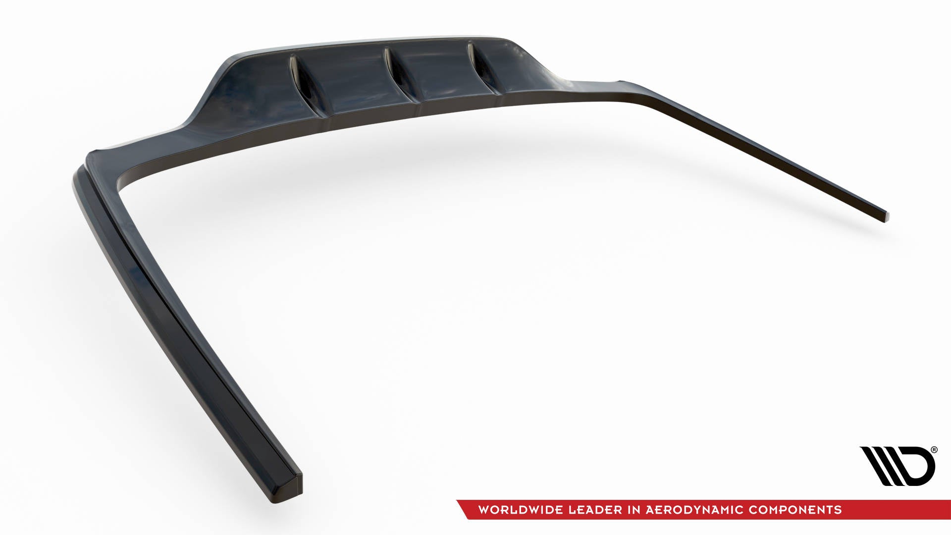 Maxton Design Street+ Mittlerer Diffusor RACE passend für Mercedes-Benz S AMG-Line W223 schwarz Hochglanz