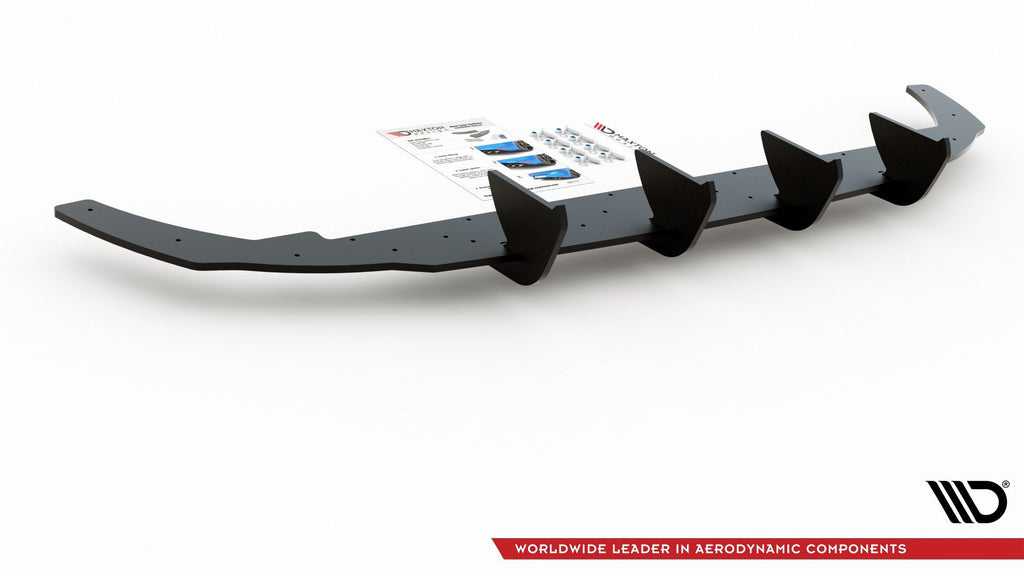 Maxton Design Robuste Racing Heckschürze V.1 passend für VW Golf Hatchback Mk8 / Mk8 Facelift