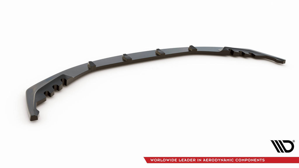Maxton Design Street+ Spoilerlippe Front Ansatz V.1 passend für BMW M3 Limousine / Touring G80 / G81 schwarz Hochglanz
