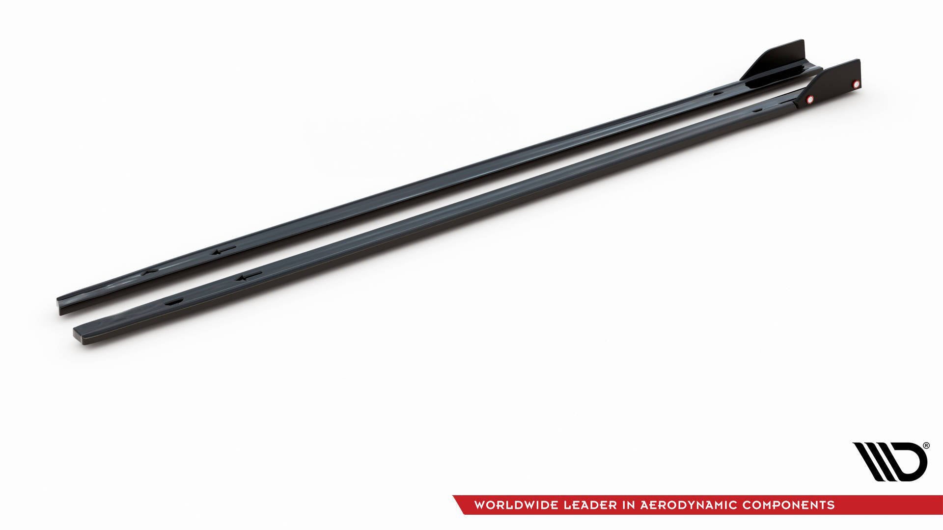 Maxton Design Street+ Seitenschweller Leisten V.2 passend für + Flaps passend für VW Golf GTI / GTE / GTI Clubsport / GTD / R-Line Mk8