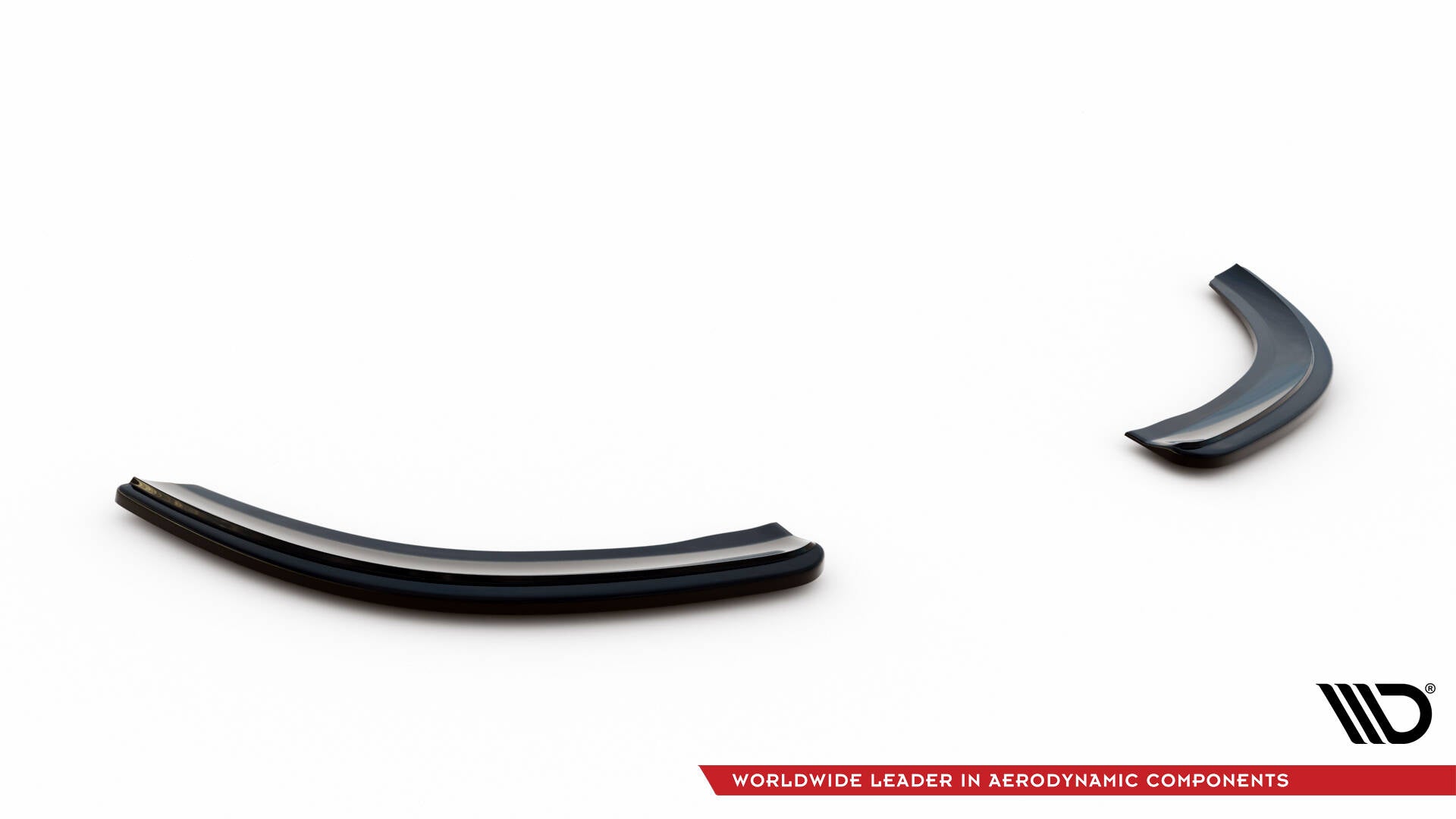 Maxton Design Heck Ansatz Flaps Diffusor passend für Ford Focus ST Mk3 FL schwarz Hochglanz