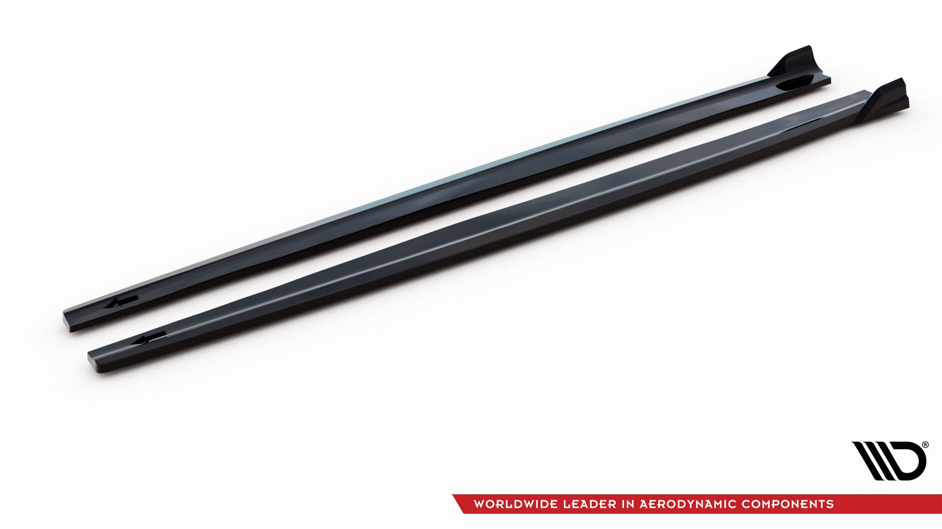Maxton Design Street+ Seitenschweller Leisten passend für BMW X3 M-Paket F25 schwarz Hochglanz