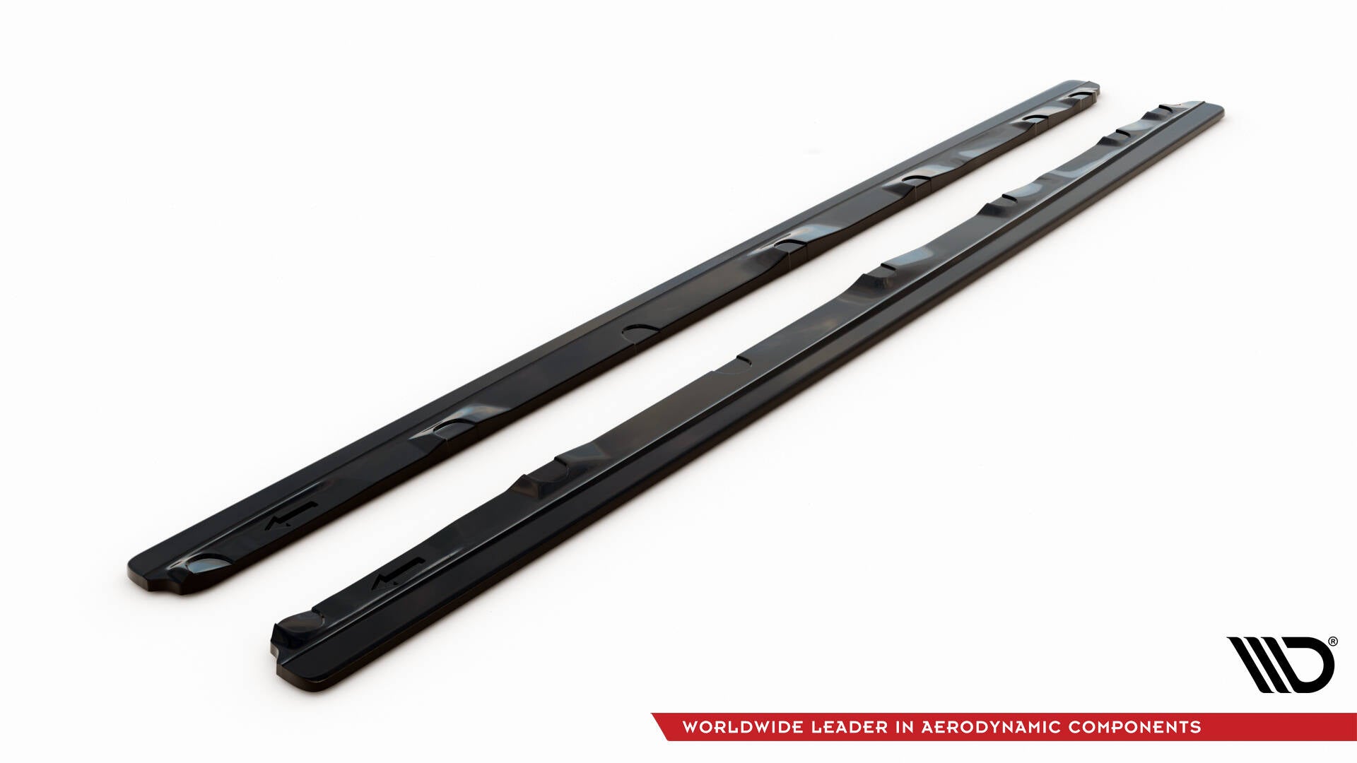 Maxton Design Street+ Seitenschweller Leisten passend für V.1 passend für Audi A6 C7 schwarz Hochglanz
