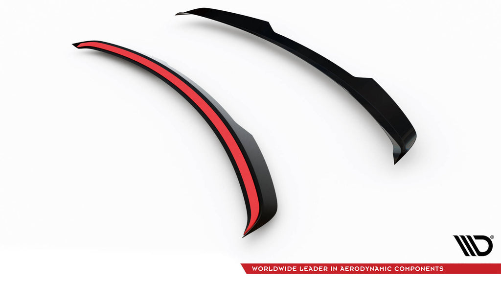Maxton Design Spoiler CAP passend für Jaguar F-Pace R-Sport X761 Facelift schwarz Hochglanz