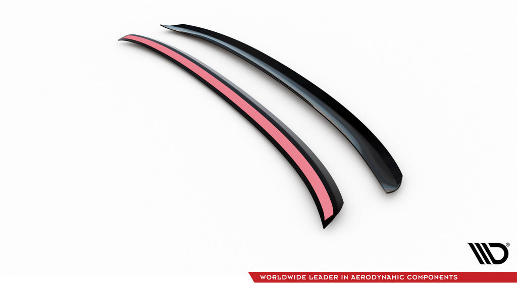 Maxton Design Höher Spoiler CAP passend für Honda Civic Type-R Mk 11 schwarz Hochglanz