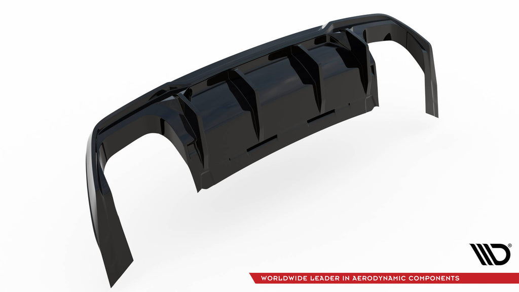 Maxton Design Diffusor Heck Ansatz V.3 passend für + Endrohre passend für Cupra Formentor VZ Mk1 / Mk1 Facelift