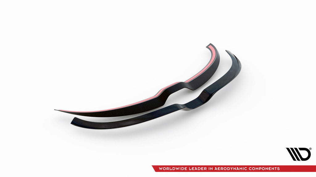 Maxton Design Spoiler CAP V.2 passend für Mini Cooper S John Cooper Works F56 / F56 Facelift schwarz Hochglanz