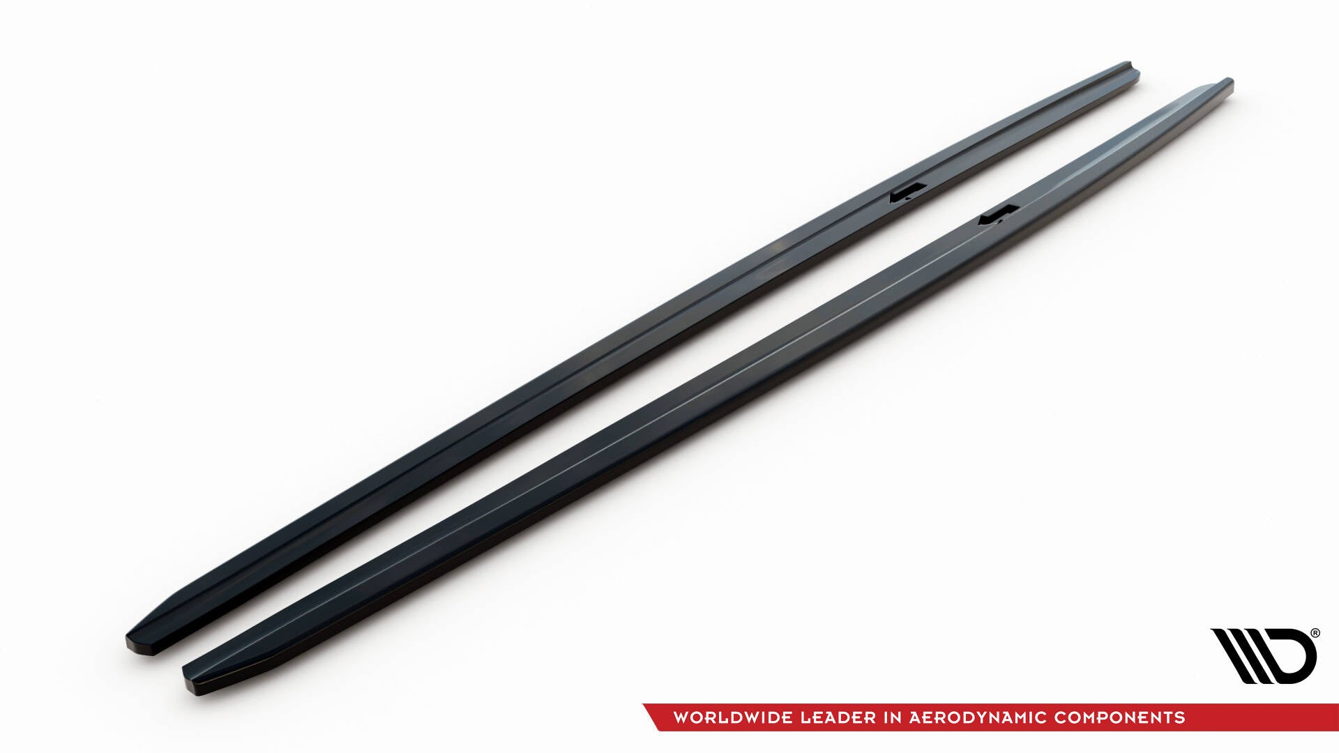 Maxton Design Street+ Seitenschweller Leisten V.2 passend für BMW 5er F10/F11 M-Paket / M5 schwarz Hochglanz