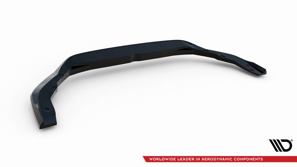 Maxton Design Street+ Spoilerlippe Front Ansatz passend für Audi A8 D5 schwarz Hochglanz