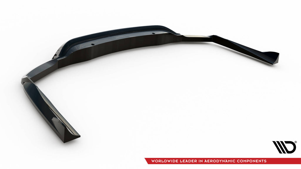 Maxton Design Street+ Mittlerer Diffusor RACE passend für Mercedes-Benz CLA C117 Facelift schwarz Hochglanz