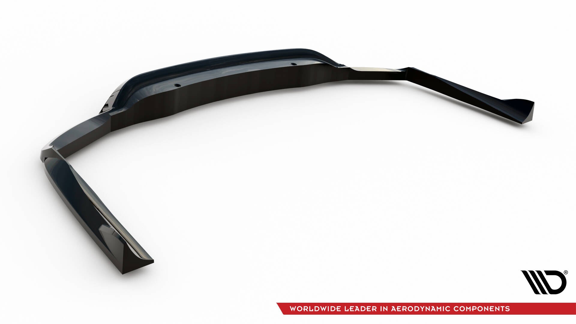 Maxton Design Street+ Mittlerer Diffusor RACE passend für Mercedes-Benz CLA C117 Facelift schwarz Hochglanz