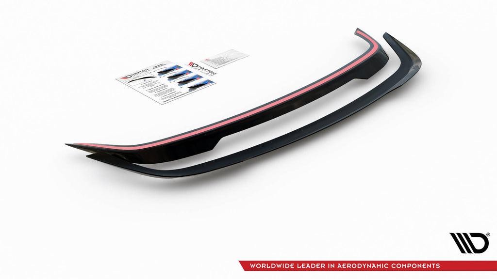 Maxton Design Spoiler CAP passend für Nissan 370Z Nismo Facelift schwarz Hochglanz