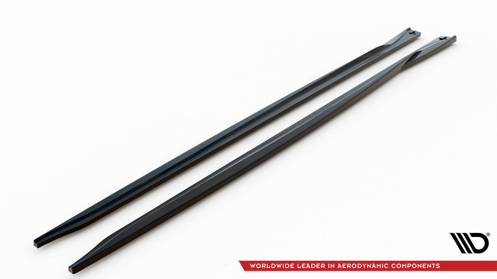 Maxton Design Street+ Seitenschweller Leisten passend für Alfa Romeo Giulia Sport schwarz Hochglanz
