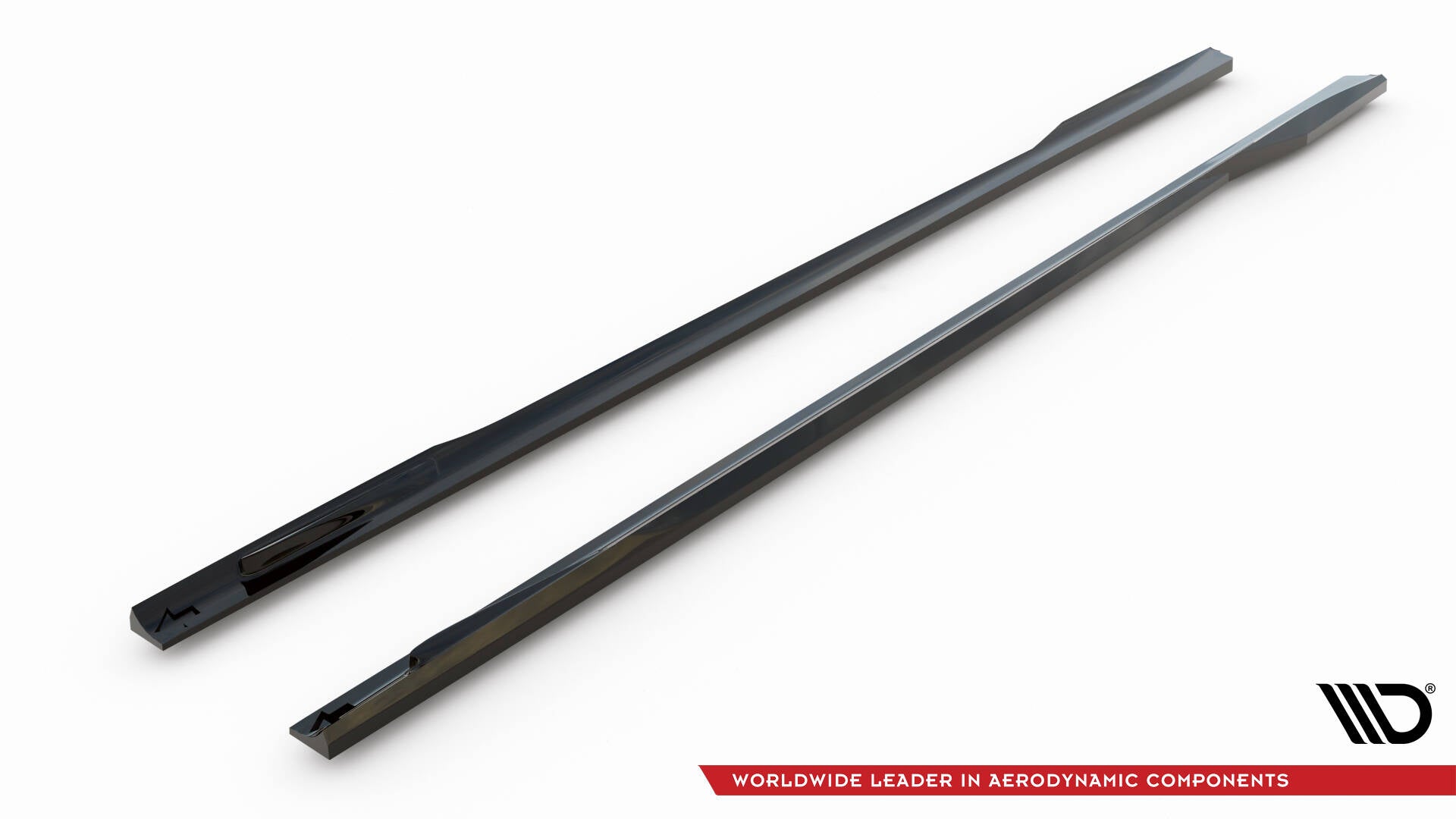 Maxton Design Street+ Seitenschweller Leisten passend für BMW 4er Coupe / Cabrio G22 / G23 schwarz Hochglanz