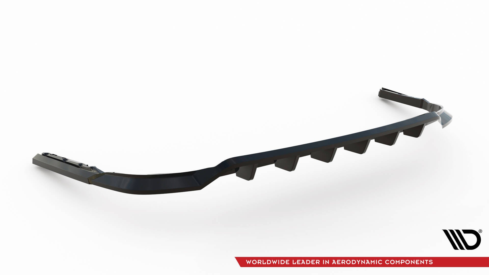 Maxton Design Street+ Mittlerer Diffusor RACE passend für Toyota Sienna Mk4 schwarz Hochglanz