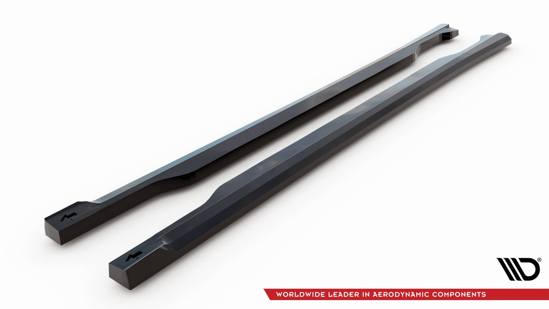 Maxton Design Street+ Seitenschweller Leisten passend für Kia Sorento Mk4 schwarz Hochglanz