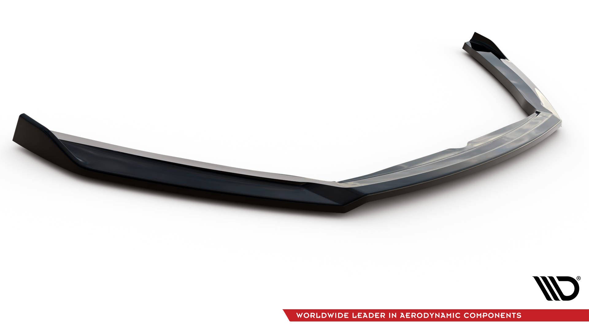 Maxton Design Street+ Spoilerlippe Front Ansatz V.2 passend für Jaguar F-Type X152 Facelift schwarz Hochglanz