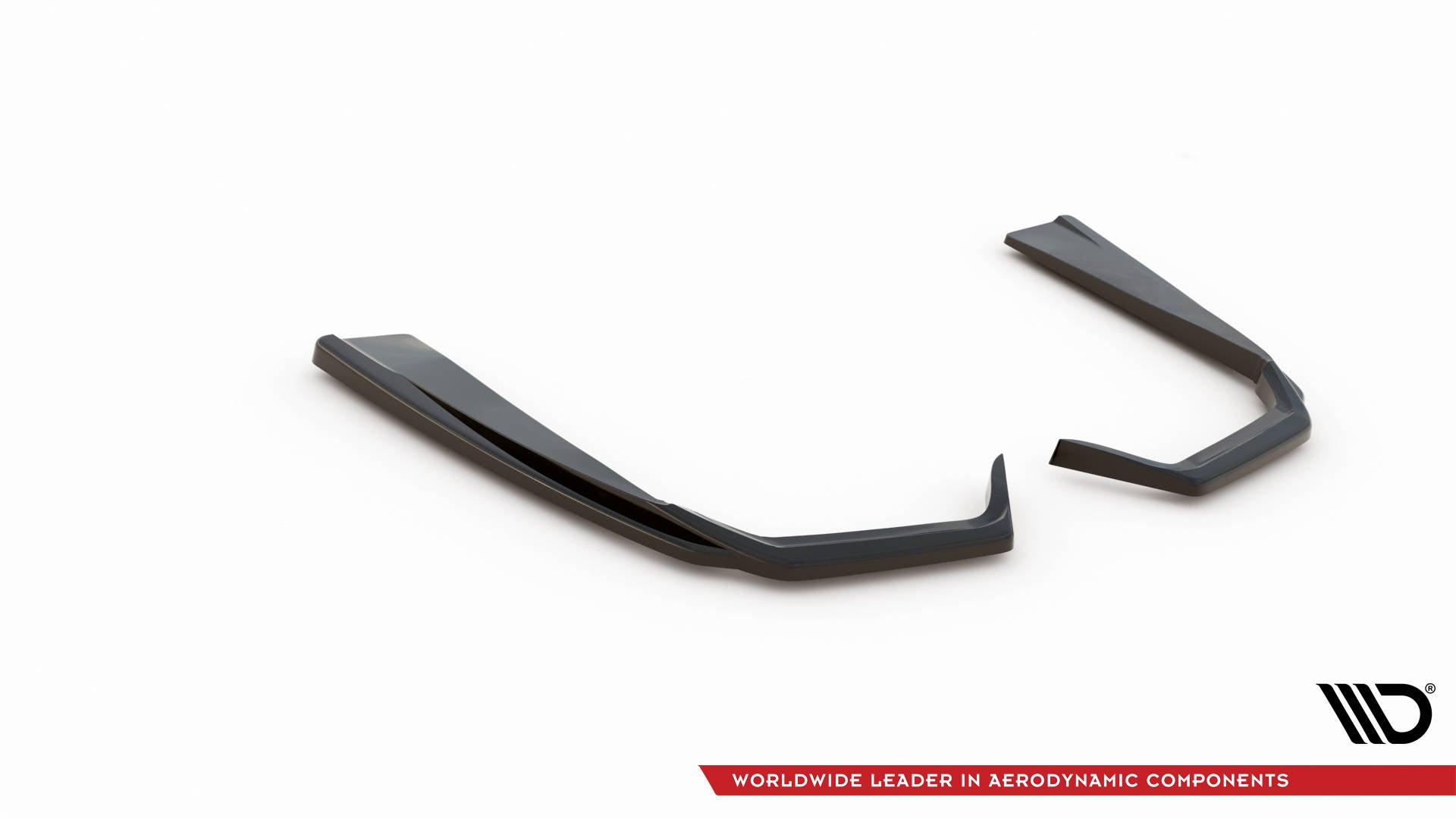 Maxton Design Heck Ansatz Flaps Diffusor passend für Mercedes-AMG C 43 Limousine W205 Facelift schwarz Hochglanz