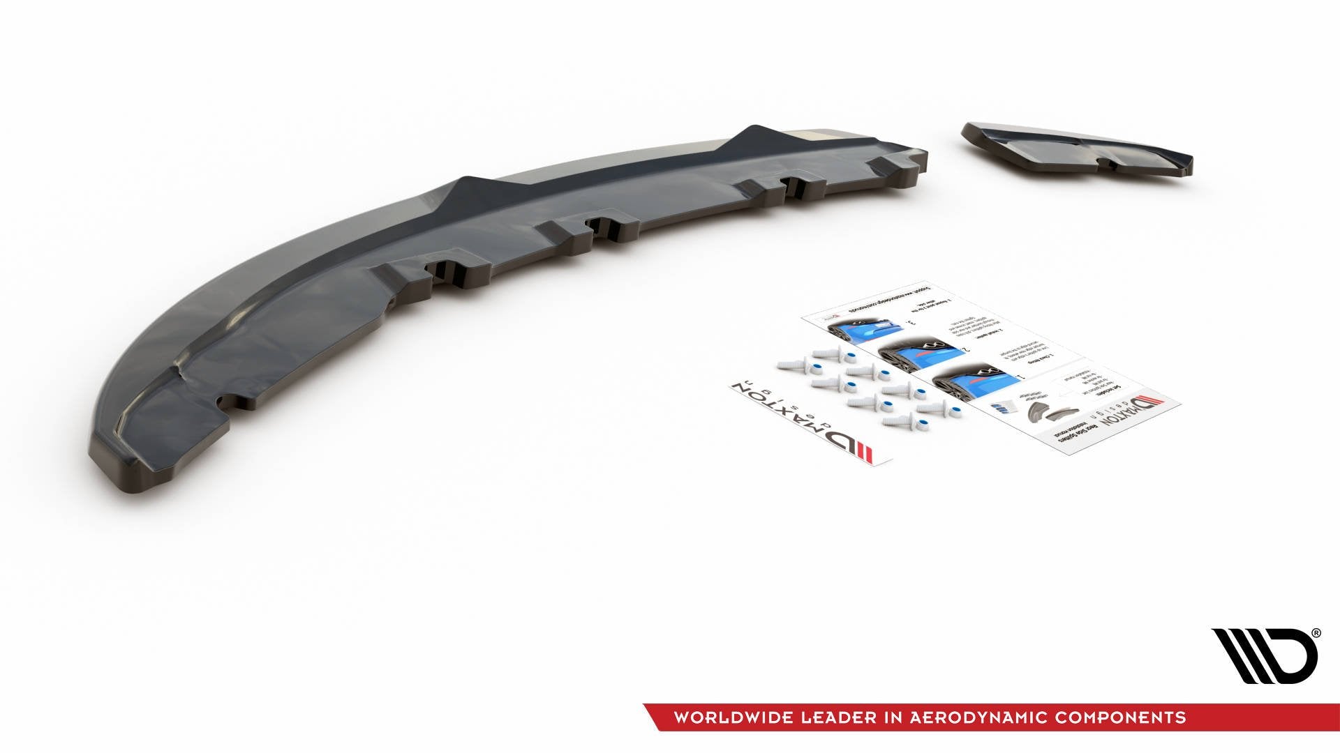 Maxton Design Heck Ansatz Flaps Diffusor V.1 passend für Alfa Romeo Giulietta schwarz Hochglanz