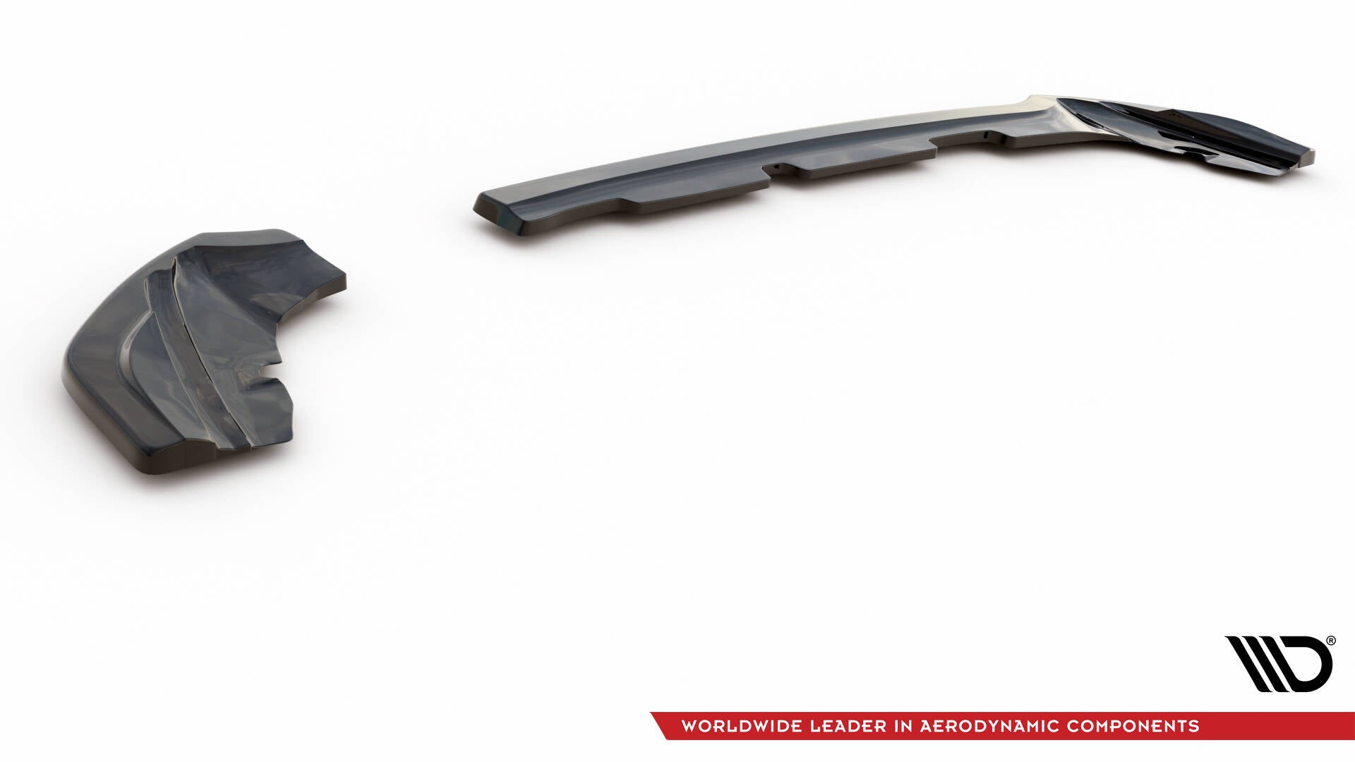 Maxton Design Heck Ansatz Flaps Diffusor passend für Ford Puma ST-Line Mk1 schwarz Hochglanz