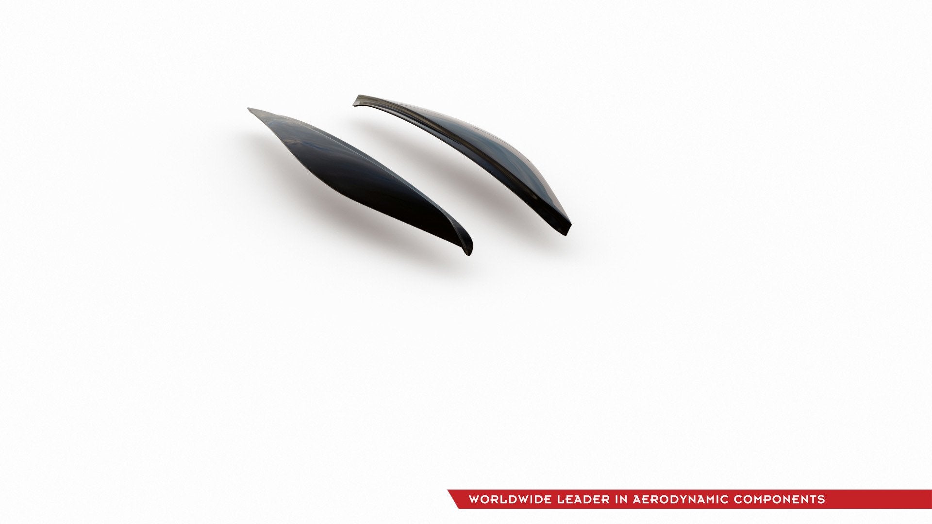 Maxton Design Scheinwerfer Blenden Böser Blick passend für Ford Fiesta Mk8 ST / ST-Line / Standard schwarz Hochglanz