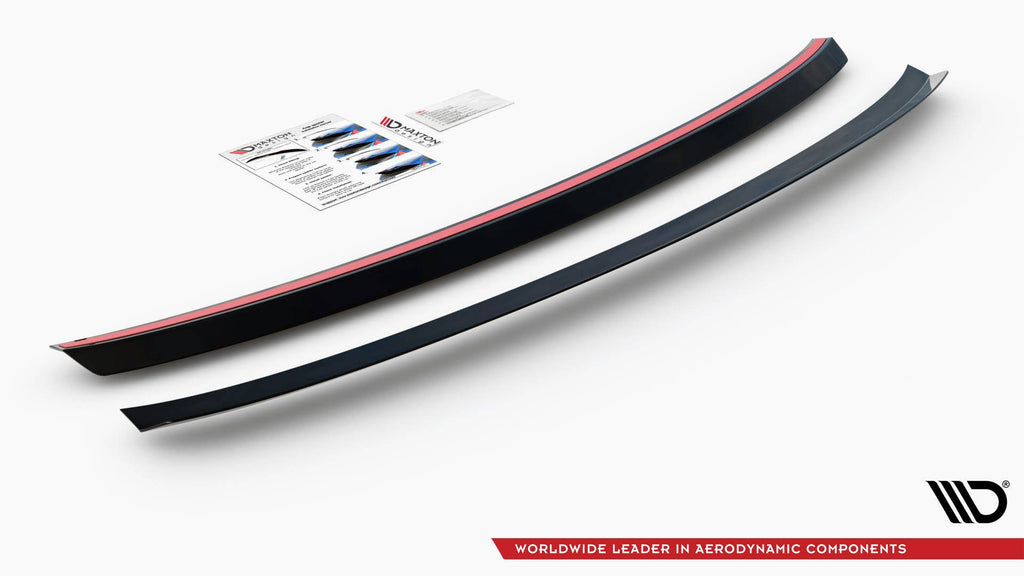 Maxton Design Spoiler CAP passend für BMW 7 G11 / G12 schwarz Hochglanz