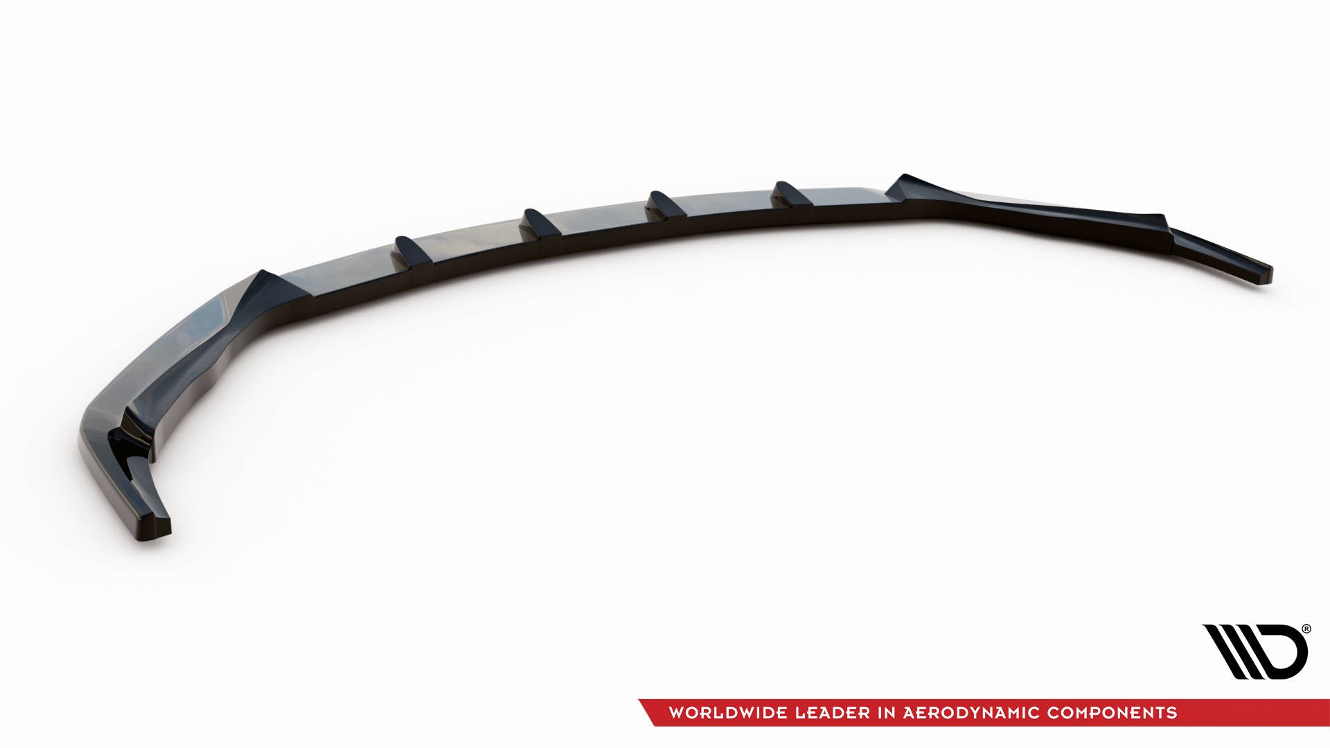Maxton Design Street+ Spoilerlippe Front Ansatz V.1 passend für Lexus GS F Mk4 Facelift schwarz Hochglanz
