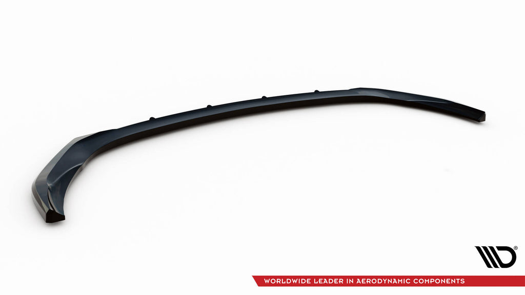 Maxton Design Street+ Spoilerlippe Front Ansatz V.2 passend für Mercedes-AMG C43 Coupe / Cabrio / Limousine / Kombi C205 / A205 / W205 / S205 Facelift schwarz Hochglanz