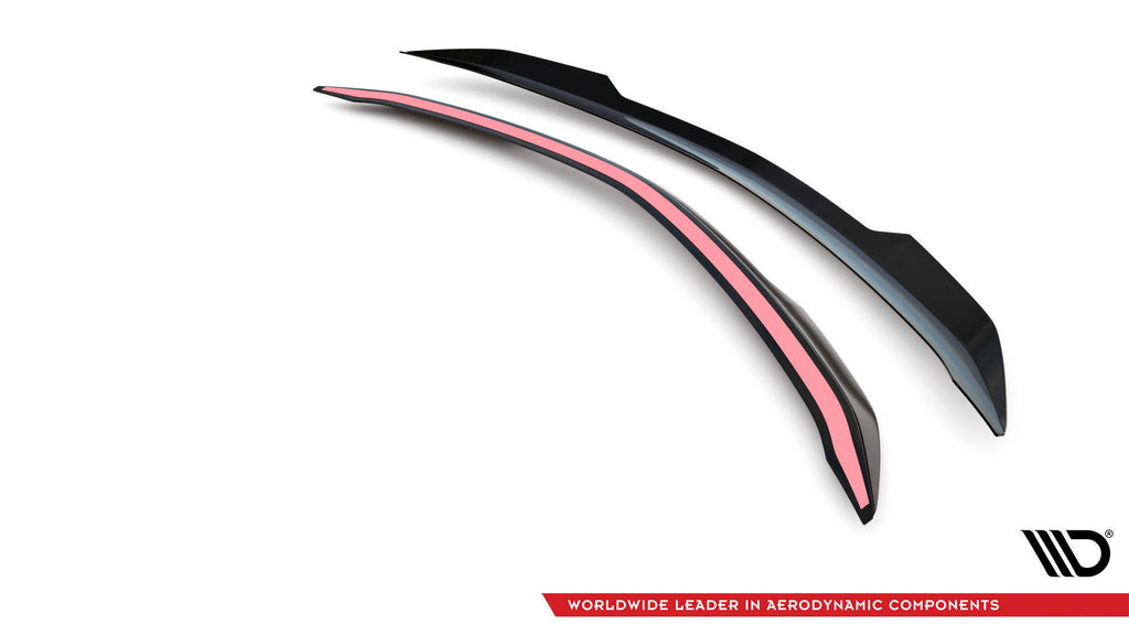 Maxton Design Niedriger Spoiler CAP passend für Lamborghini Urus Mk1 schwarz Hochglanz