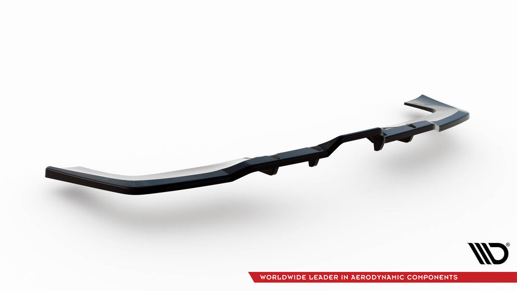 Maxton Design Street+ Mittlerer Diffusor RACE passend für Mercedes-AMG GLE 53 / 63 W167 / W167 Facelift schwarz Hochglanz