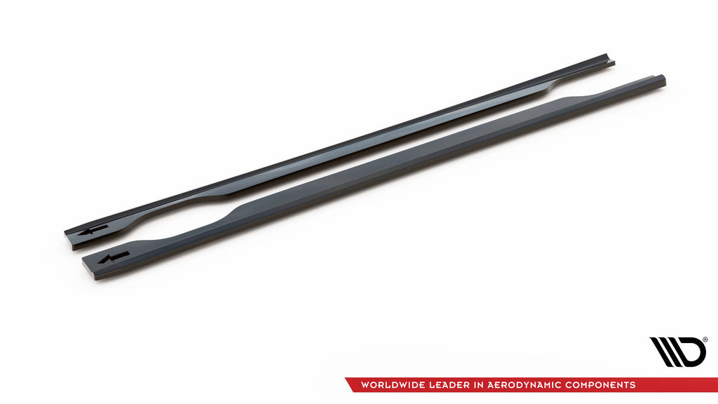 Maxton Design Street+ Seitenschweller Leisten passend für Hyundai ix35 Mk1 schwarz Hochglanz