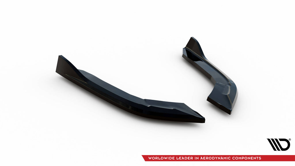Maxton Design Heck Ansatz Flaps Diffusor V.1 passend für BMW 4er Gran Coupe M-Paket F36 schwarz Hochglanz
