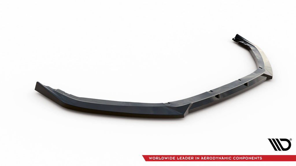 Maxton Design Street+ Spoilerlippe Front Ansatz V.1 passend für Peugeot 208 GT Mk2 schwarz Hochglanz