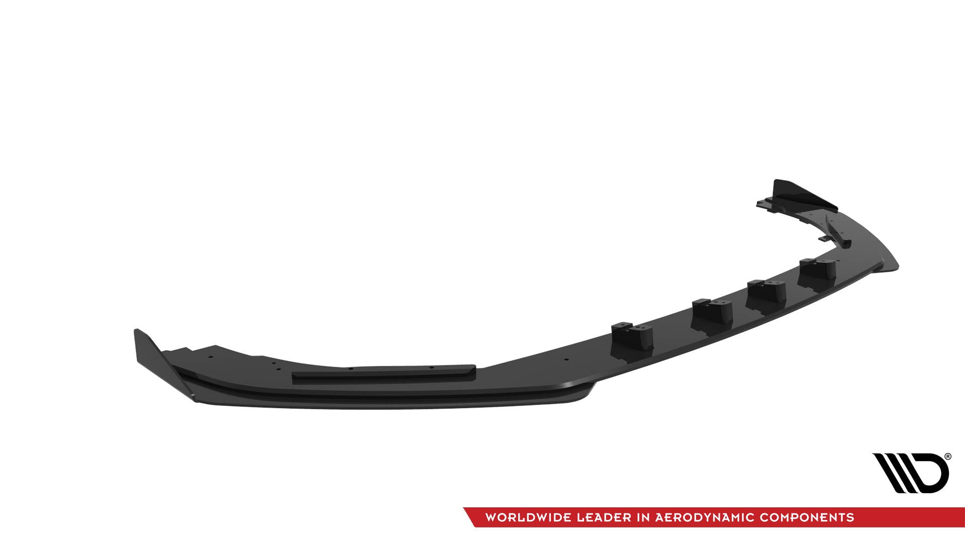 Maxton Design Street Pro Street+ Spoilerlippe Front Ansatz passend für + Flaps passend für V.1 + Flaps Audi RS3 Limousine 8V Facelift schwarz Hochglanz