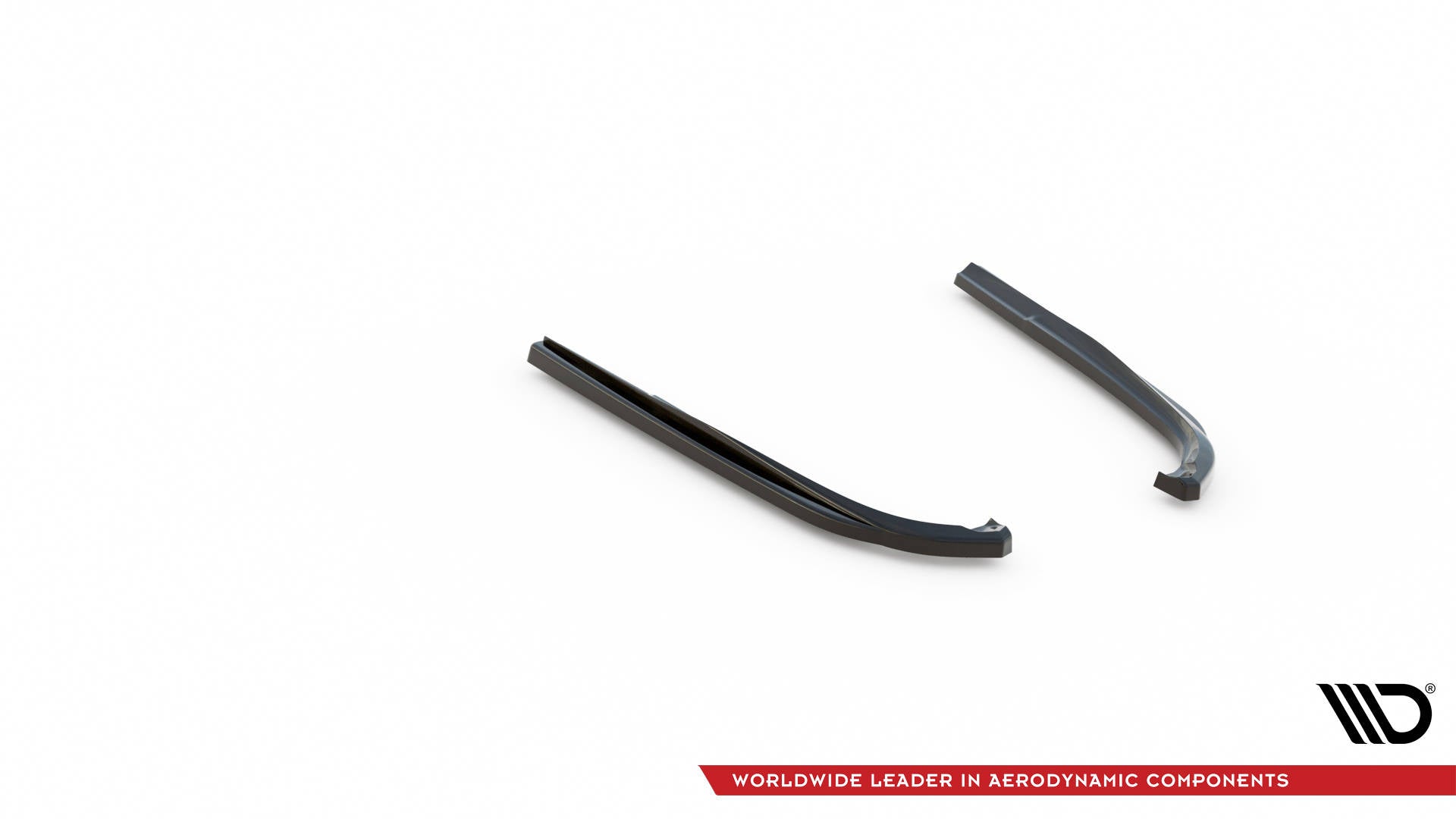 Maxton Design Heck Ansatz Flaps Diffusor passend für Lexus GS F Mk4 Facelift schwarz Hochglanz