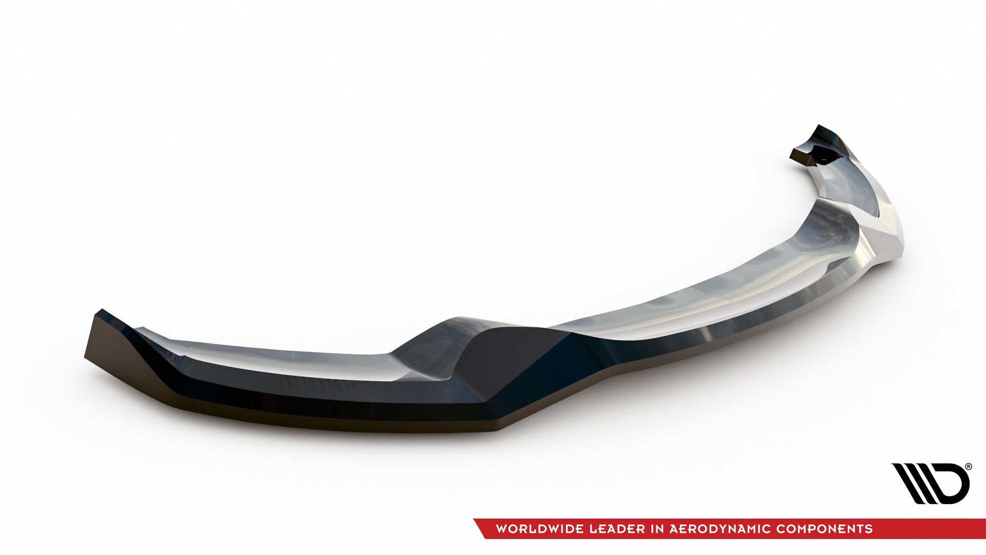 Maxton Design Street+ Spoilerlippe Front Ansatz V.2 passend für BMW 3er GT M-Paket F34 schwarz Hochglanz