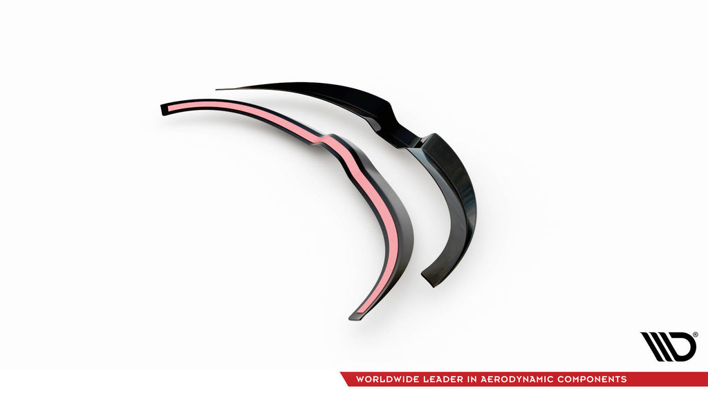 Maxton Design Spoiler CAP V.2 passend für Mini Cooper S John Cooper Works F56 / F56 Facelift schwarz Hochglanz