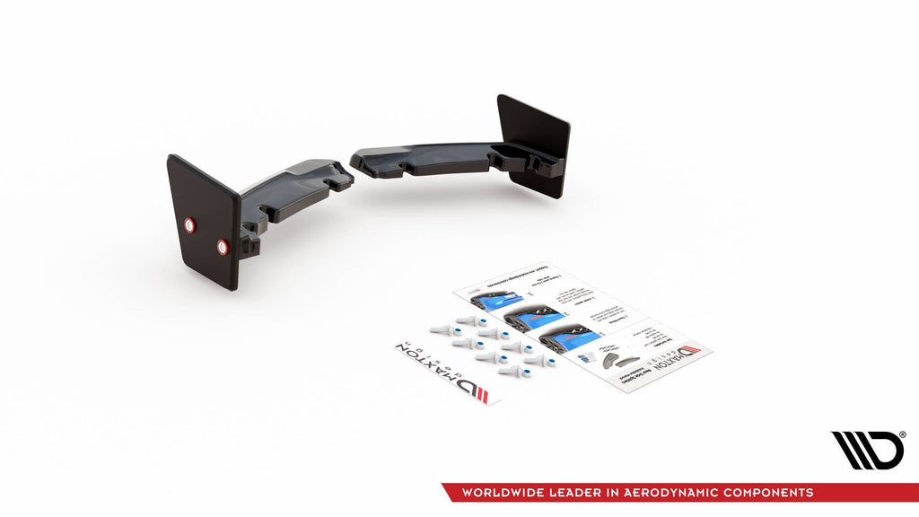 Maxton Design Heck Ansatz Flaps Diffusor V.2 +Flaps für Toyota GR Yaris Mk4