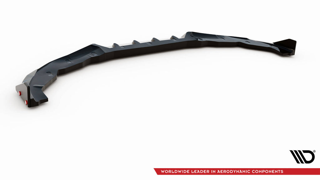 Maxton Design Street+ Spoilerlippe Front Ansatz V.2 + Flaps passend für BMW 2 Coupe M-Paket / M240i G42