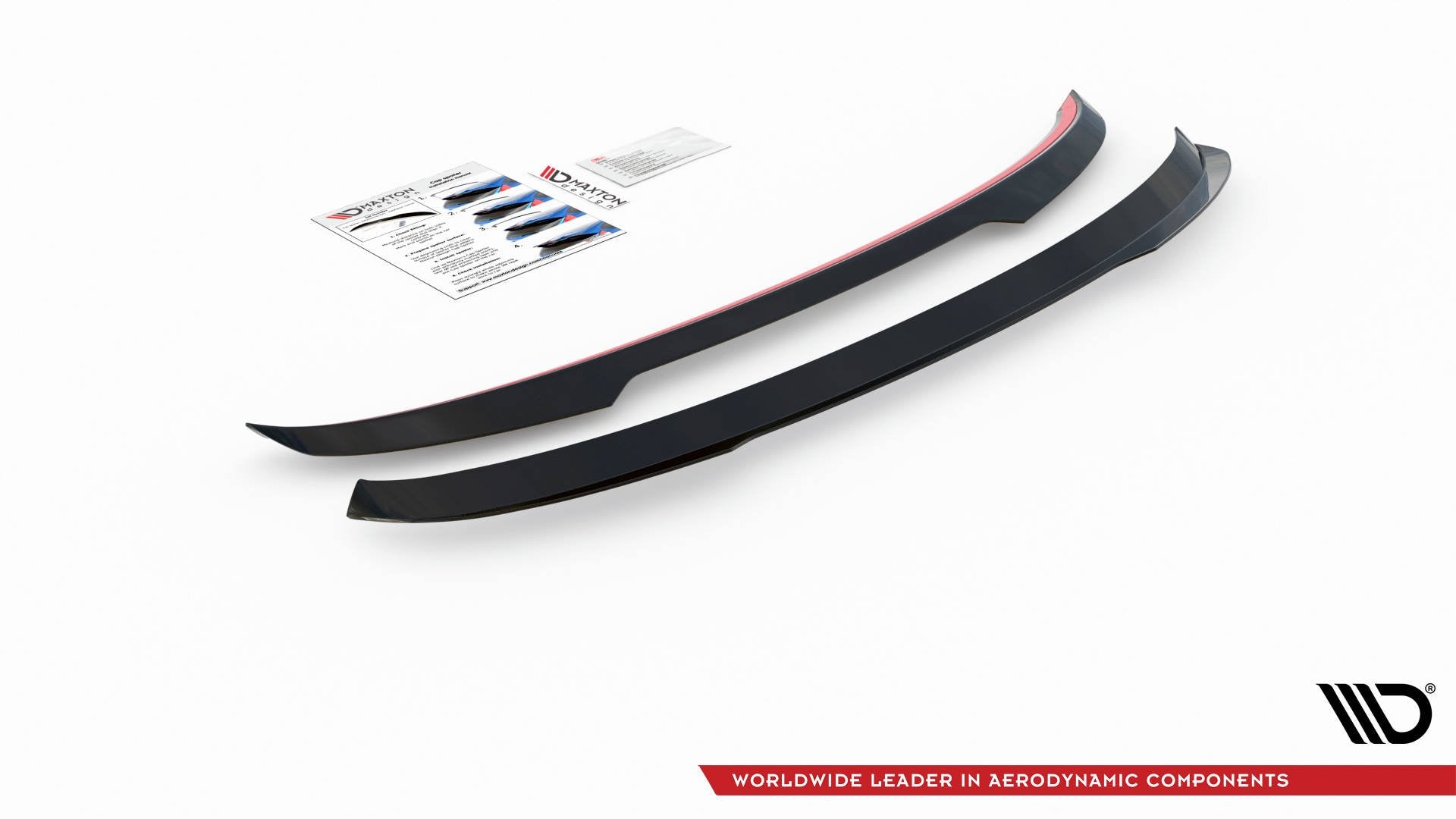 Maxton Design Spoiler CAP passend für Cupra Leon ST Mk1 Facelift schwarz Hochglanz