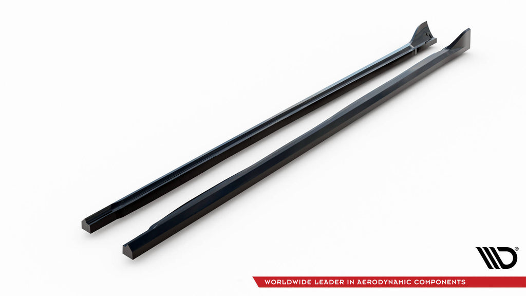 Maxton Design Street+ Seitenschweller Leisten passend für Seat Arona FR Mk1 schwarz Hochglanz