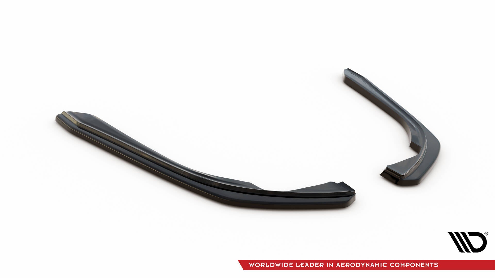 Maxton Design Heck Ansatz Flaps Diffusor passend für VW Arteon R-Line Limousine / Shooting Brake Mk1 schwarz Hochglanz