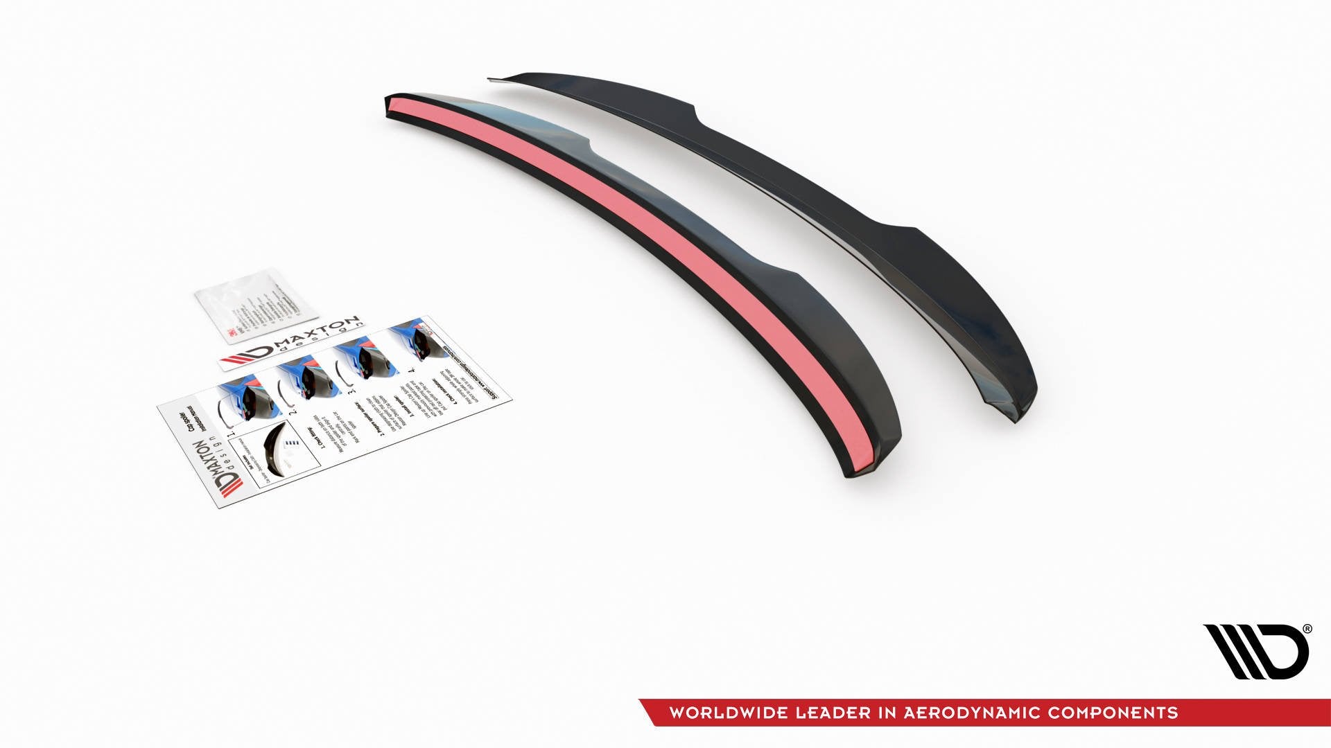 Maxton Design Spoiler CAP passend für Skoda Karoq Sportline schwarz Hochglanz
