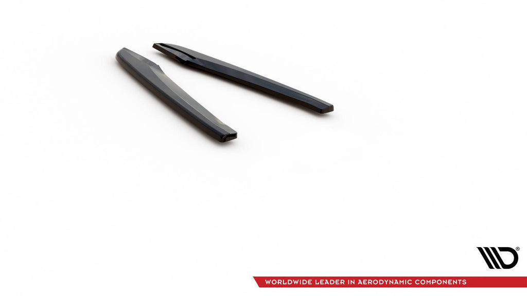 Maxton Design Heck Ansatz Flaps Diffusor V.2 passend für Seat Leon Cupra Mk3 FL Sportstourer schwarz Hochglanz