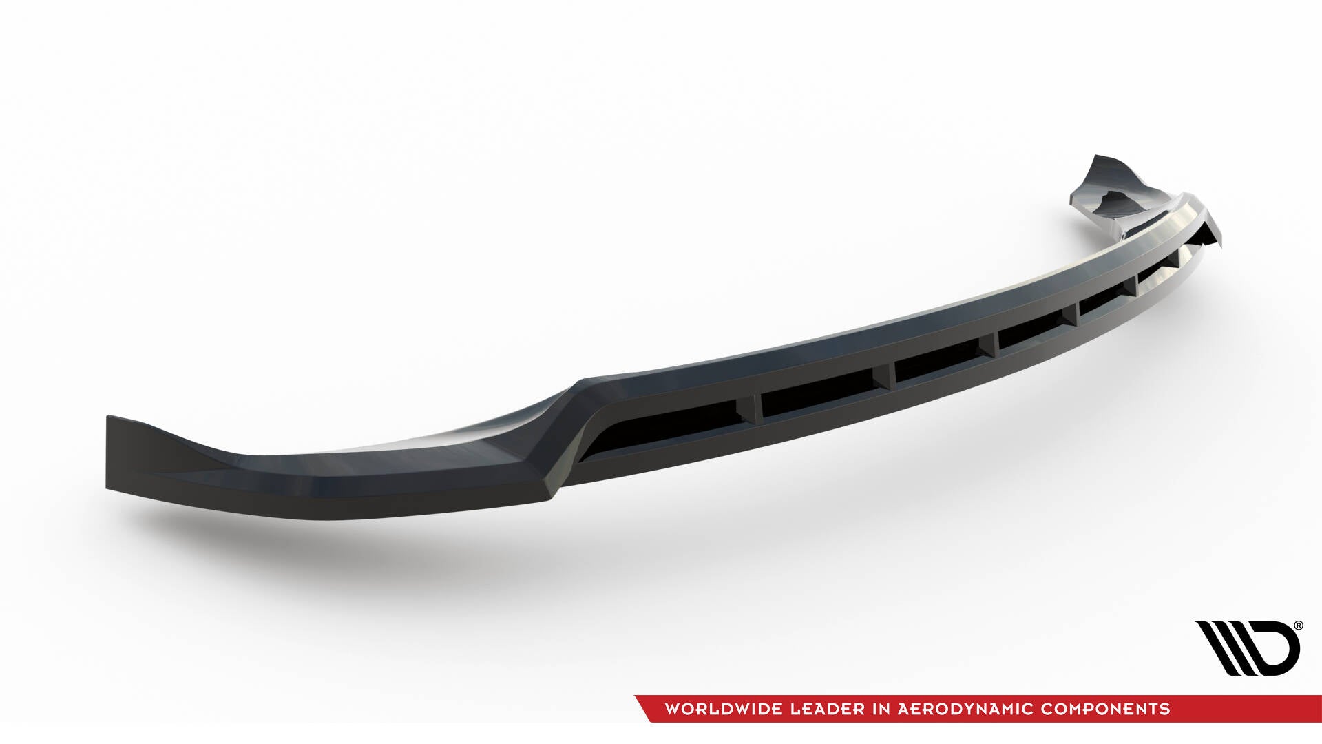 Maxton Design Street+ Spoilerlippe Front Ansatz passend für Mercedes-Benz GLC SUV / Coupe AMG-Line X254 / C254 schwarz Hochglanz
