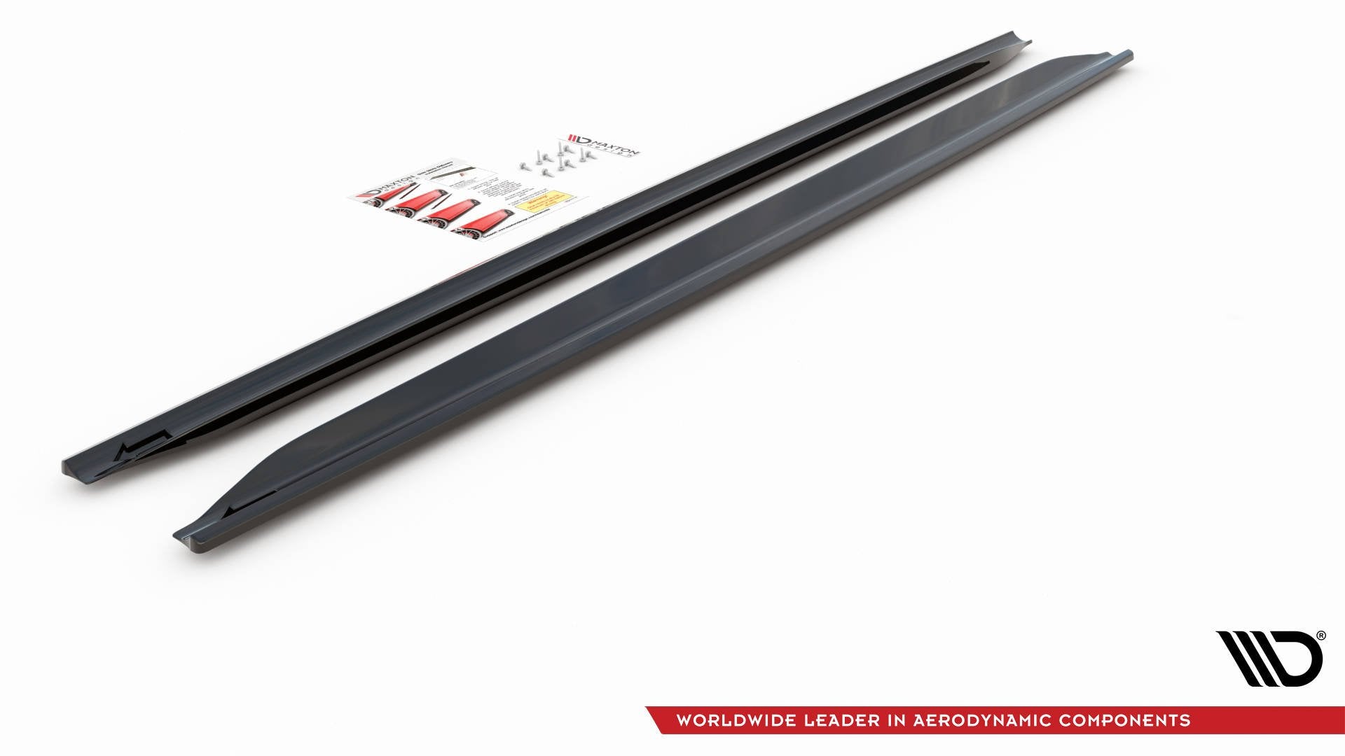 Maxton Design Seitenschweller Ansatz für Audi RS4 B7 Carbon Look