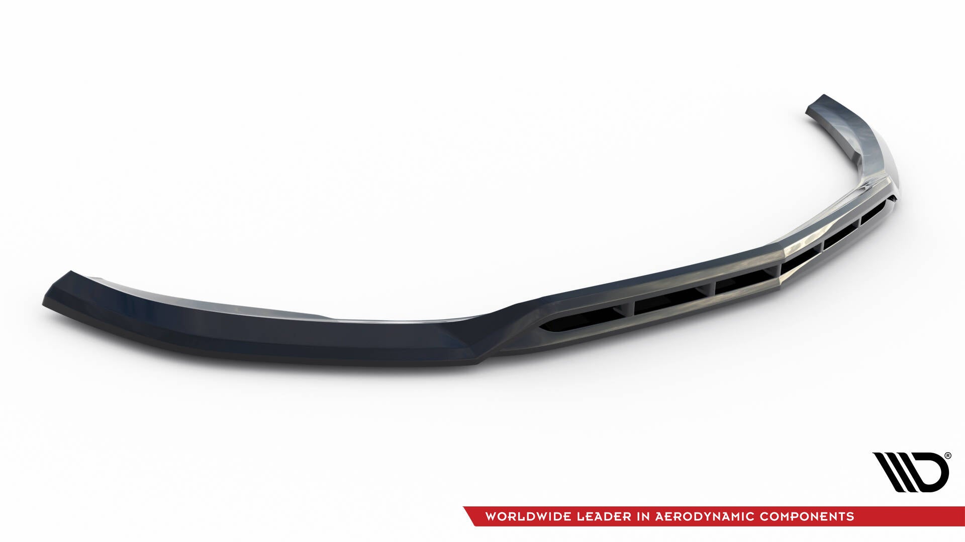 Maxton Design Street+ Spoilerlippe Front Ansatz passend für Mercedes-AMG GLC 63 SUV / Coupe X253 / C253 schwarz Hochglanz