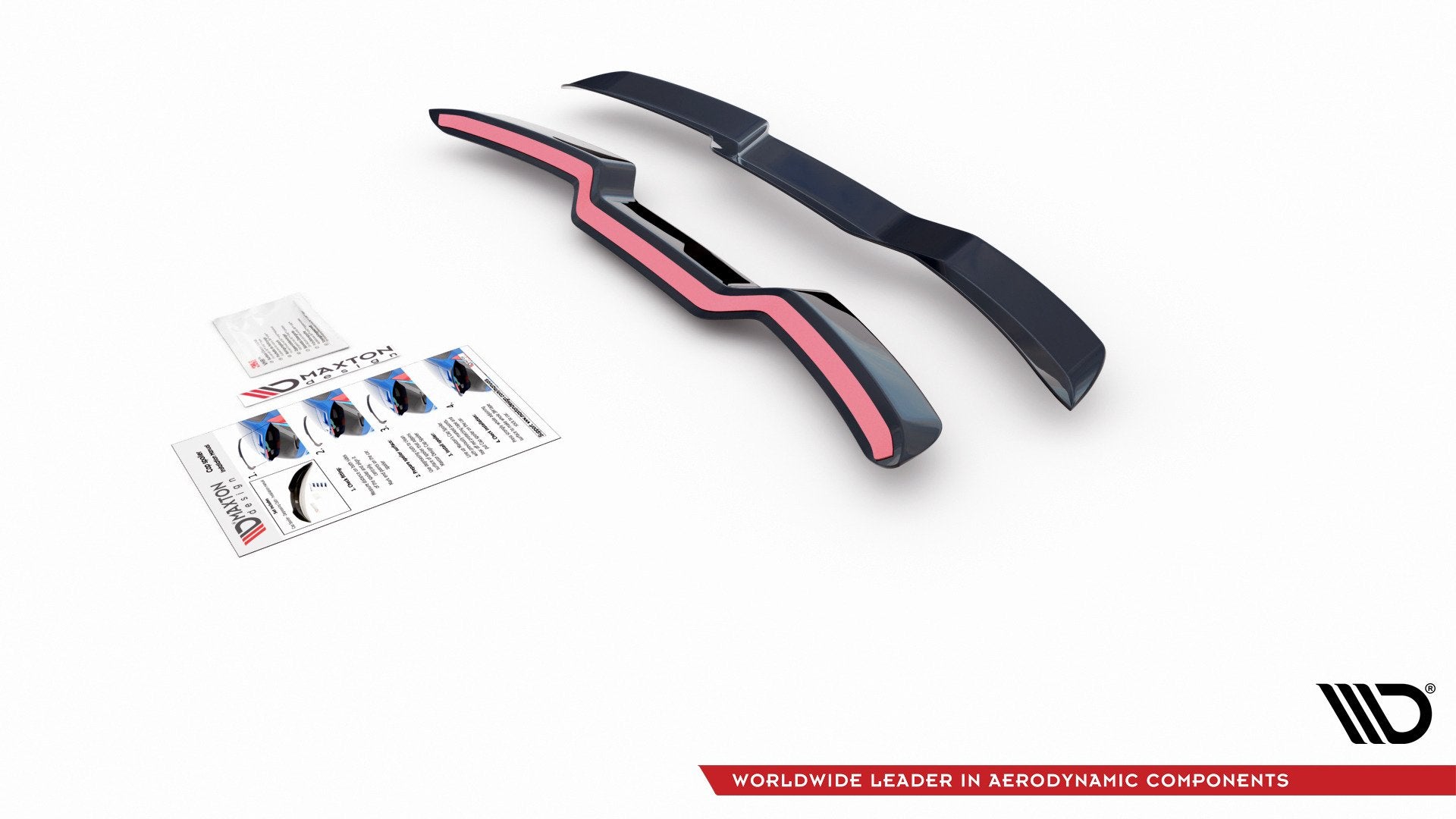 Maxton Design Spoiler CAP V.3 passend für Audi RS3 Sportback 8V / 8V Facelift schwarz Hochglanz