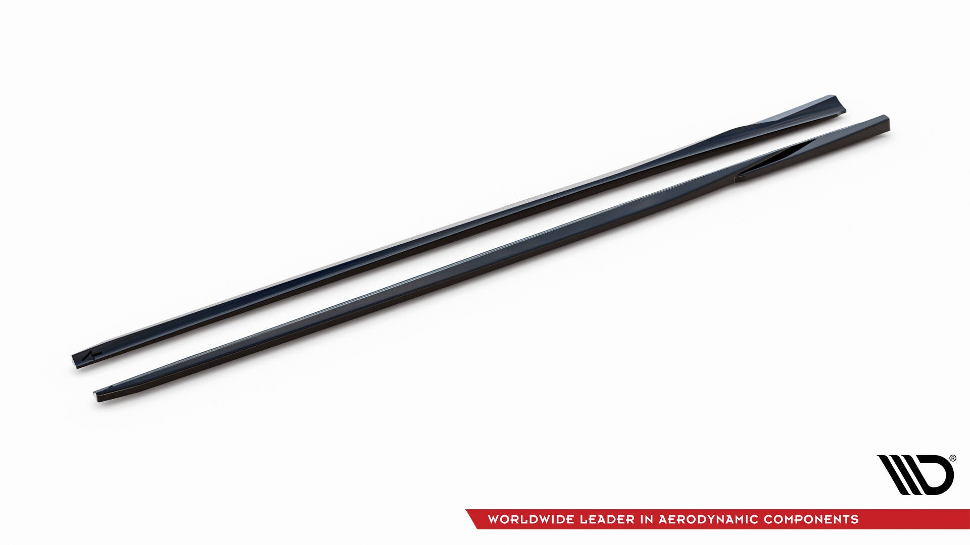 Maxton Design Street+ Seitenschweller Leisten passend für Audi A3 Sportback 8V Facelift schwarz Hochglanz