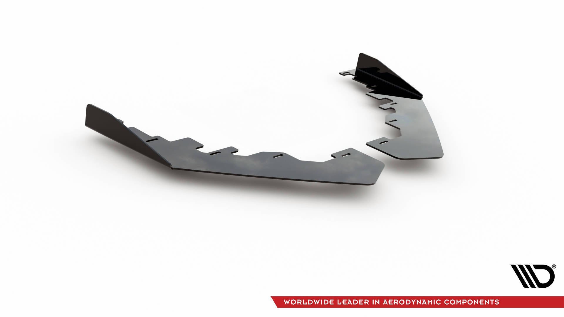 Maxton Design Flaps VW Golf GTI Mk6 schwarz Hochglanz für Volkswagen Golf Mk6